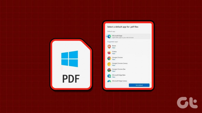 Πώς να αλλάξετε το προεπιλεγμένο πρόγραμμα προβολής PDF στα Windows 11