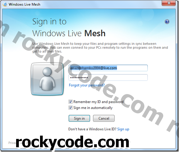 Com utilitzar Windows Live Mesh 2011 per sincronitzar dades en línia amb Windows SkyDrive