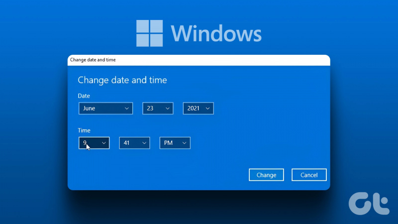 Hur man ändrar datum och tid i Windows 10 och 11