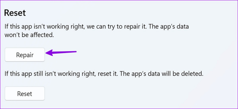   reparere Microsoft-team