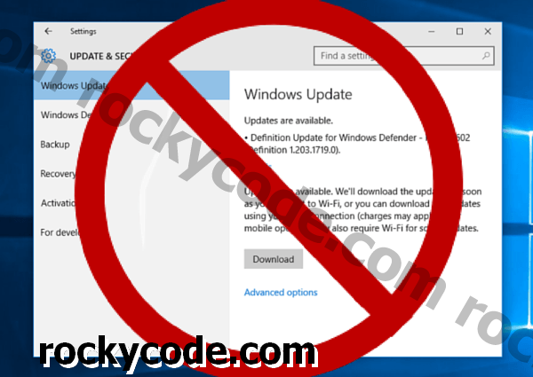 Kaip atidėti ir blokuoti privalomus programinės įrangos naujinius „Windows 10“