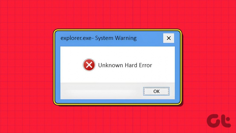 Top 6 måder at rette ukendt hård fejl i Windows