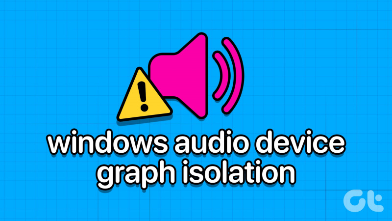   Aïllament del gràfic del dispositiu d'àudio de Windows