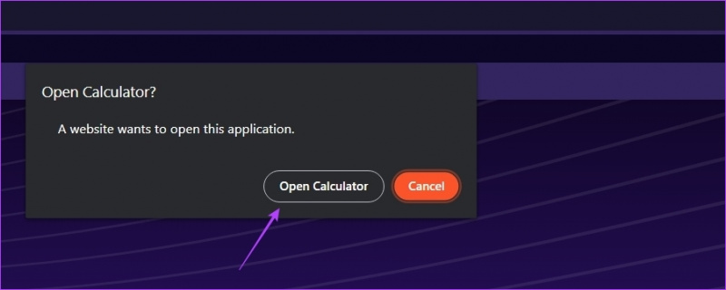   Отворете опцията Калкулатор в браузъра