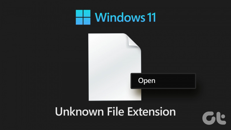 3 millors maneres d'obrir extensions de fitxer desconegudes a Windows 11