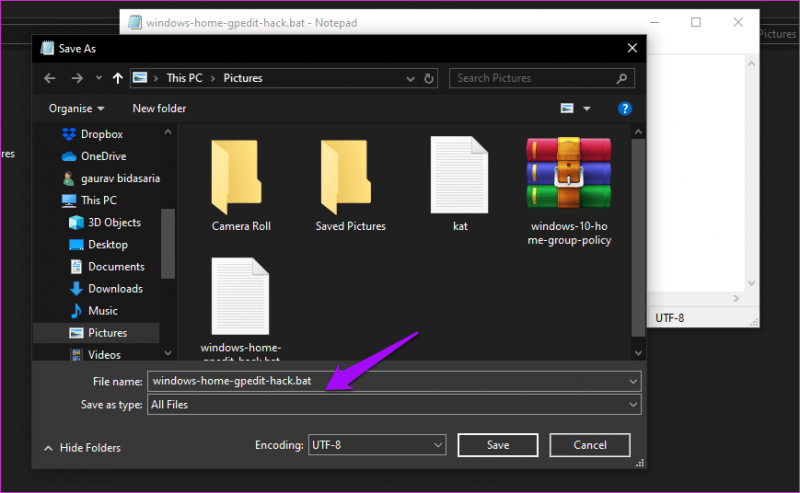   Napraw brak edytora zasad grupy Gpedit w systemie Windows 10 1