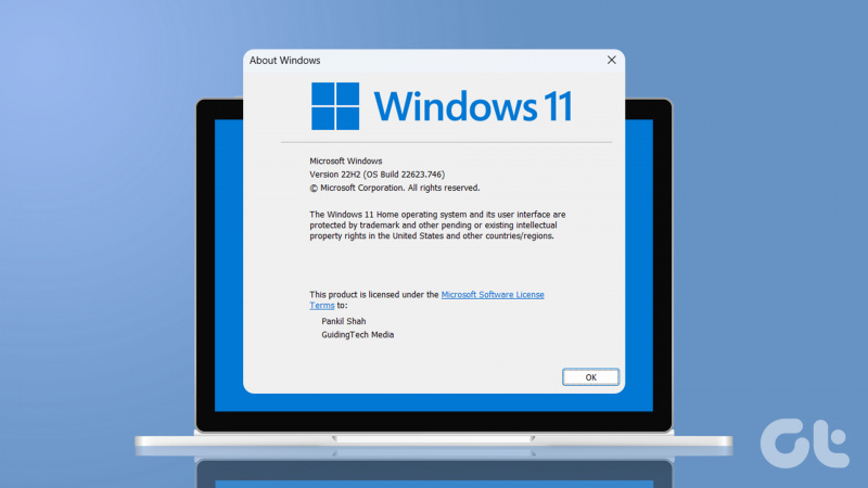 Hvordan sjekke eller endre registrert eier og organisasjonsnavn i Windows 11
